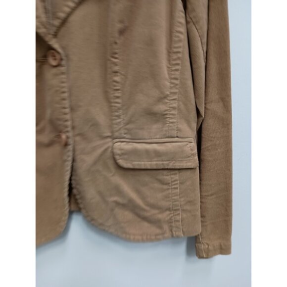 Vintage Kikit Jeans Womens Corduroy Blazer Jacket Large Tan Academia Preppy - Picture 2 of 10